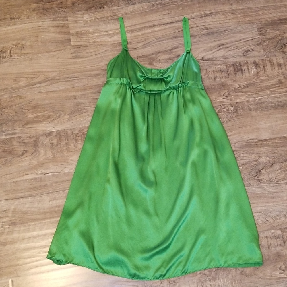 Studio M Green Silk Dress
